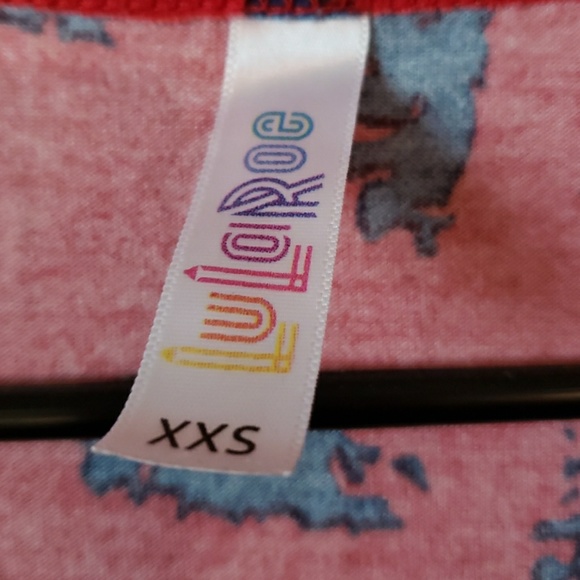 Lularoe XXS red/blue - Picture 2 of 4